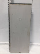 Square D QON3040MW200 200 Amp 30 Space 120/240V Panel Cover 30 1/2" x 12 3/8"
