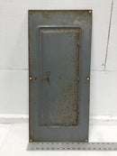 Square D QOC-30 30 Space 120/240V Panel Door Only 26 1/8" x 12 1/4"