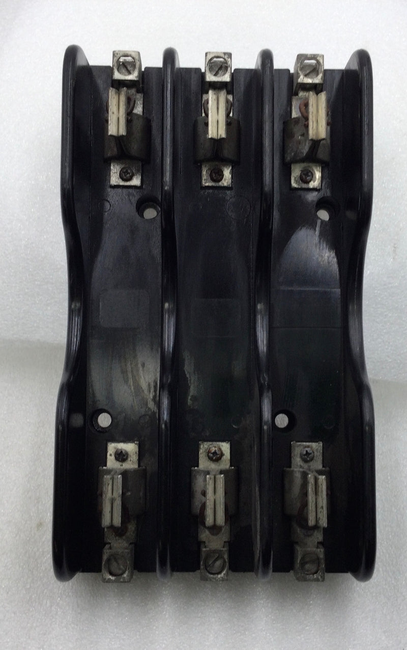 Marathon 4100841 100 Amp 3 Pole 600V Fuse Holder -Flawed