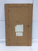 General Electric TM18S 18 Space 120/240V Load Center Door Only 22 1/8" x 14 1/4"