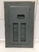 General Electric TM18S 18 Space 120/240V Load Center Door Only 22 1/8" x 14 1/4"