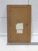 General Electric TM18S 18 Space 120/240V Load Center Door Only 22 1/8" x 14 1/4"