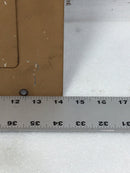 General Electric TM18S 18 Space 120/240V Load Center Door Only 22 1/8" x 14 1/4"