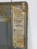 Westinghouse B16-30ASM 20 Space 120/240V Load Center Door Only 17 1/4" x 15 5/8"