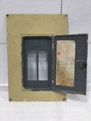 Square D QOC24U 125 Amp 24 Space 120/240V Panel/Door Only w/Main 21" x 14 1/4"