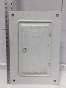 Square D QOC20 125 Amp 20 Space 120/240V Door Only 18 1/2" x 12 5/8" - Flawed
