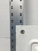 Square D QOC20 125 Amp 20 Space 120/240V Door Only 18 1/2" x 12 5/8" - Flawed