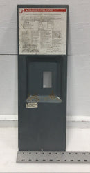 Square D Q2-2200NRB 200 Amp 120/240V Enclosure Dead Front Only 21 3/4" x 7 3/8"