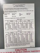Square D 75T3HB 75KVA 480 HV 208Y/120V 3 Phase 34749-17212-085 Insulated Transformer