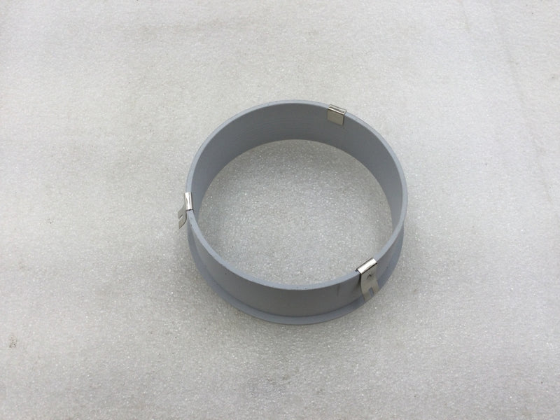 Lot of 2 White 4" Recessed Light Trim Ring with Fastening Clips