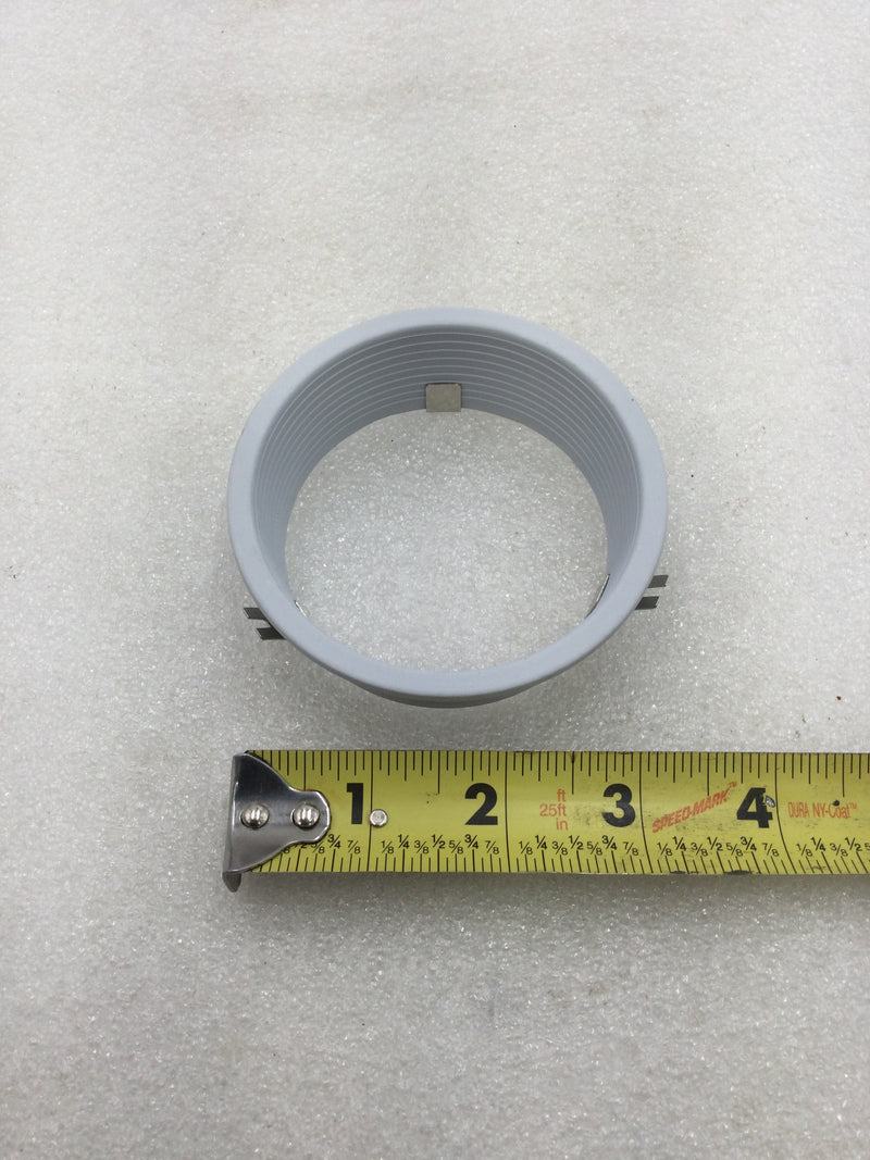 Lot of 9 White 3" Recessed Light Trim Ring with Fastening Clips