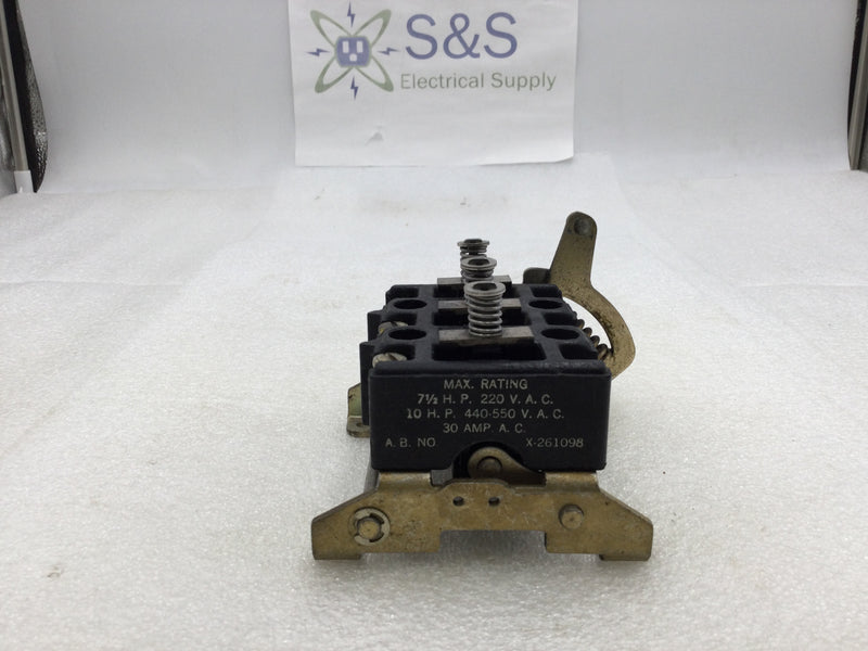 Allen-Bradley Safety Switch Guts Only for Combination Starter with Disconnect