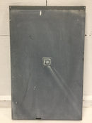 Square D Nema 3R 120/240V Enclosure Panel Door/Cover Only 18" x 11 1/2"