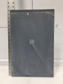 Square D Nema 3R 120/240V Enclosure Panel Door/Cover Only 18" x 11 1/2"