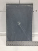 Square D Nema 3R 120/240V Enclosure Panel Door/Cover Only 18" x 11 1/2"