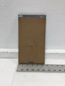 Nema 3R 120/240V Disconnect Enclosure Cover Only 9 3/4" x 5 3/8"
