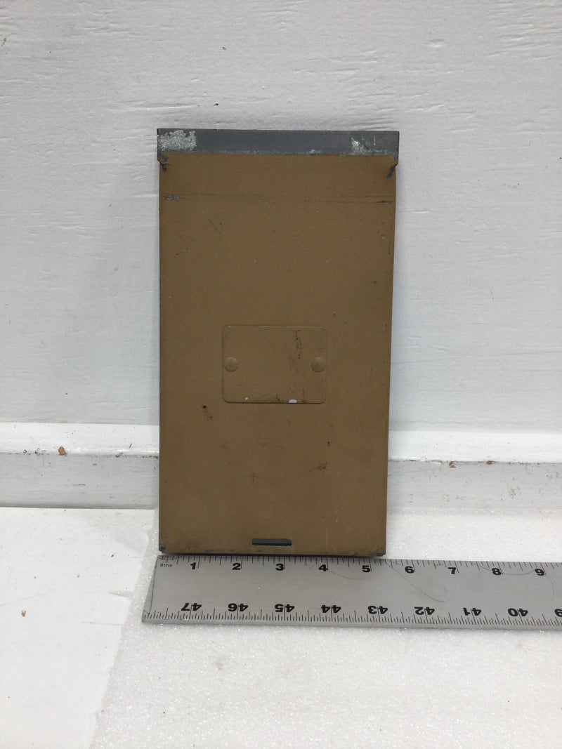Nema 3R 120/240V Disconnect Enclosure Cover Only 9 3/4" x 5 3/8"