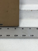 Nema 3R 120/240V Disconnect Enclosure Cover Only 9 3/4" x 5 3/8"