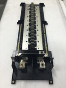 Square D HOMN40L200 200 Amp 40 Space 120/240 VAC Load Center Guts Only 9" X 28"