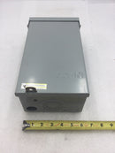 Eaton/Hot Spring 301755 6 Space 50 Amp GFCI Sub Panel Enclosure and Panelboard Only 6" X 12"