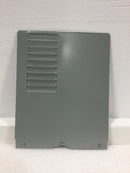 GE General Electric TL412R1P TL412RT1 Deadfront Only 9 1/8" x 7 1/4" 125 Amp 4 Space 8 Circuits