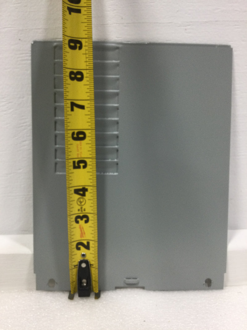 GE General Electric TL412R1P TL412RT1 Deadfront Only 9 1/8" x 7 1/4" 125 Amp 4 Space 8 Circuits