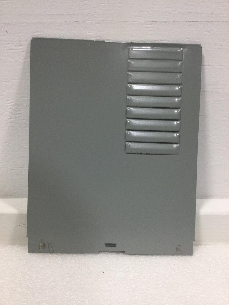 GE General Electric TL412R1P TL412RT1 Deadfront Only 9 1/8" x 7 1/4" 125 Amp 4 Space 8 Circuits