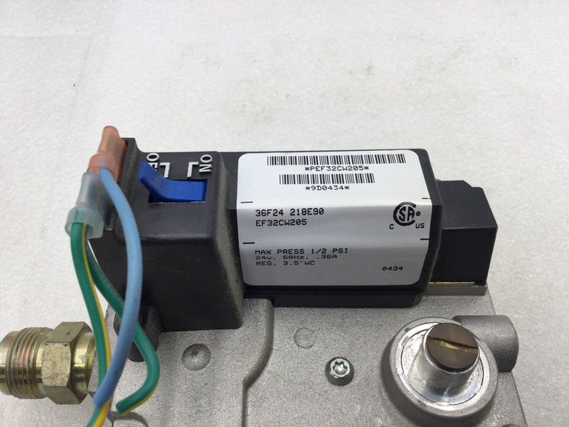 White Rodgers Gemini 36F24-618E90 Furnace Gas Valve EF32CW205 with Manifold