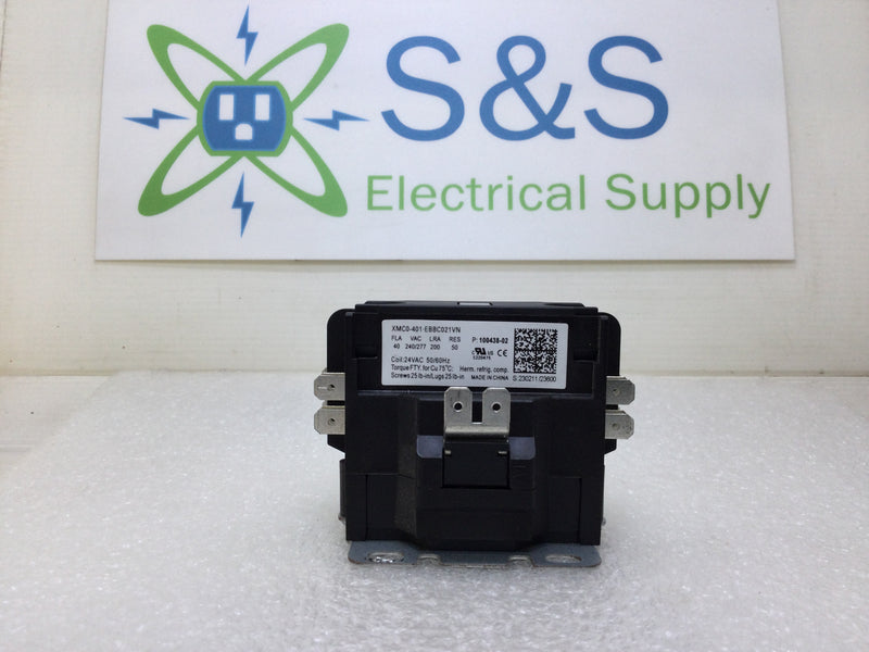 Herm Refrigeration XMC0-401-EBB021VN 40 Amp Definite Purpose Contactor 240/277 VAC with 24 VAC Coil