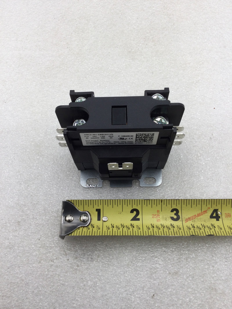 Herm Refrigeration XMC0-401-EBB021VN 40 Amp Definite Purpose Contactor 240/277 VAC with 24 VAC Coil