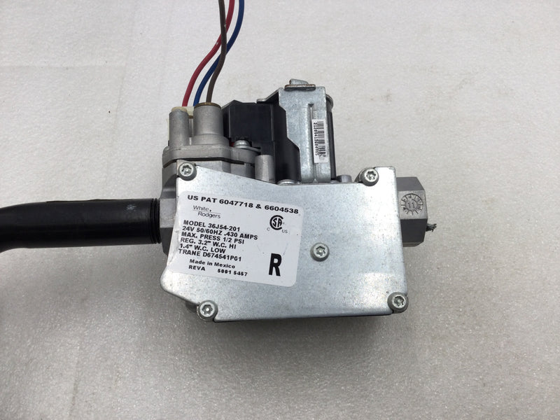 White Rodgers Gemini 36J54-201 Furnace Gas Valve D674541P01 with Manifold