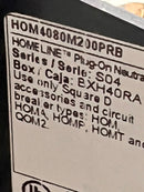Square D HOM4080M200PRB 40 Space/80 Circuit 200A 120/240VAC Single Phase MB Type HOM
