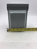 General Electric TFN60RGFRCP Enclosure 60 Amp AC Disconnect with GFCI Receptacle