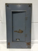 Wadsworth 8/16 Space 120/240V Load Center Door 23 7/8" x 13 1/2" - Broken Latch
