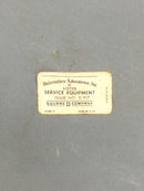 Square D Nema 3R 120/240V Panel Cover Only w/o Hinges 20 5/8" x 13 1/2"