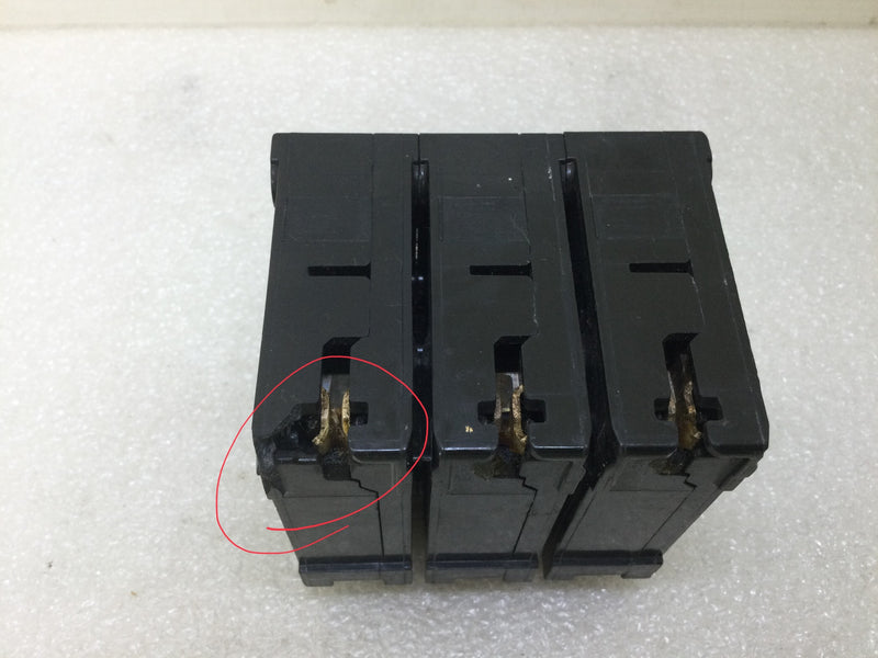 Murray/Crouse Hinds MP315 3 Pole 15 Amp 240v Type MP-T Circuit Breaker