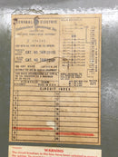 GE General Electric TRM2010S/F Enclosed Panel 100 Amp 120/240v 10/20 Circuit 24 3/8" x 14 3/8"