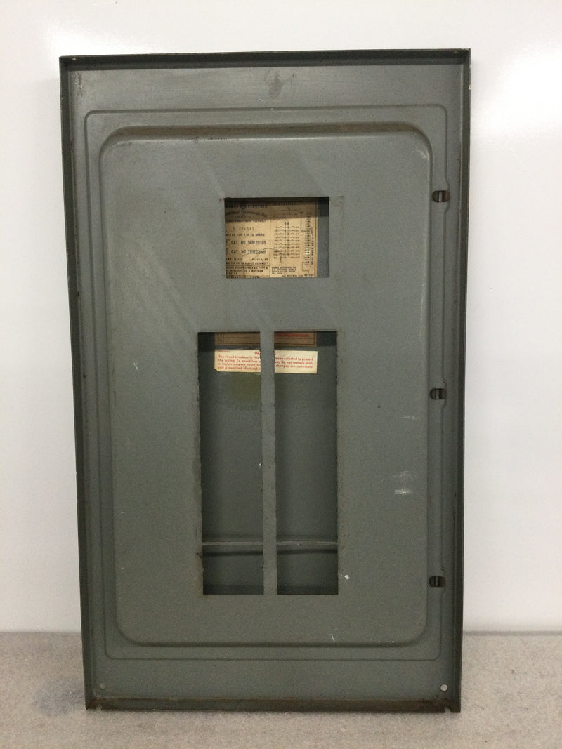 GE General Electric TRM2010S/F Enclosed Panel 100 Amp 120/240v 10/20 Circuit 24 3/8" x 14 3/8"
