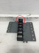 Federal Pacific M108-16-100G 16 Spaces 125 Amp 240V Panel Guts Only 7"X6" - Flaw