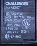 Challenger A2050CT 20/50 Amp 4 Pole 240V Circuit Breaker