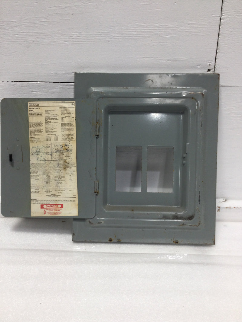 Gould E0612ML1125F/S 125 Amp 12 Space 120/240V Load Center Door 15" x 12 5/8"