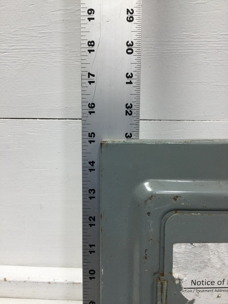 Gould E0612ML1125F/S 125 Amp 12 Space 120/240V Load Center Door 15" x 12 5/8"