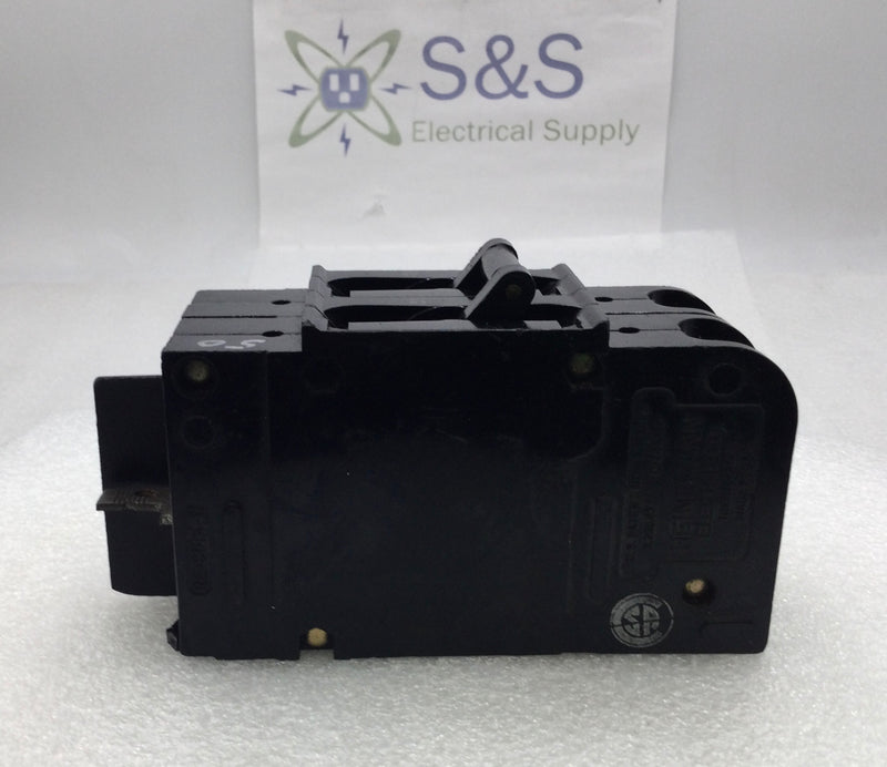 Heinemann CD2-B12B0DCW 50 Amp 2 Pole 240V Circuit Breaker -Flawed