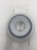 Juno Lighting 4181 Clear All Glass Shower Recessed Light Trim CI Code 243UKF