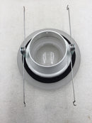 Juno Lighting 4181 Clear All Glass Shower Recessed Light Trim CI Code 243UKF