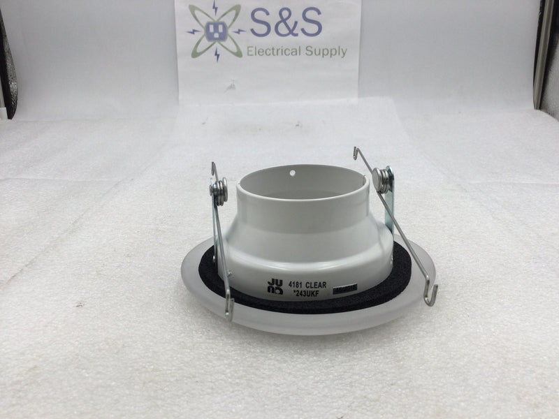 Juno Lighting 4181 Clear All Glass Shower Recessed Light Trim CI Code 243UKF