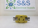 Marinco 305CRR 30 Amp 125 VAC Locking Marine Grade Receptacle in Yellow