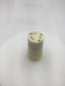 Bryant Nylon 30 Amp 125/250 VAC Turn & Pull 3 Prong Female Plug