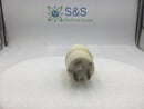 Bryant Nylon 30 Amp 125/250 VAC Turn & Pull 3 Prong Male Plug
