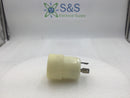 Bryant Nylon 30 Amp 125/250 VAC Turn & Pull 3 Prong Male Plug